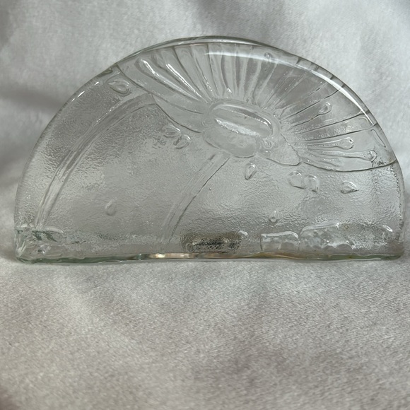 Pier 1 imports Handblown Glass Napkin Holder - Picture 2 of 8